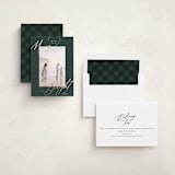 "bright+merry" - Holiday Cards in Evergreen by Carolyn Nicks - Assembled
