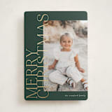 "side greeting" - Holiday Cards in Evergreen by Carolyn Nicks - Front
