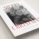 "Merry Statement" - Holiday Cards in Peppermint by Kacey Kendrick Wagner - Detail