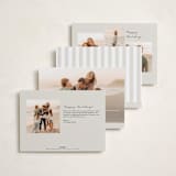 "Joy Border" - Holiday Cards in Cookie Dough by Brianne Larsen - Back of Card Options