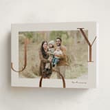 "Joy Border" - Holiday Cards in Cookie Dough by Brianne Larsen - Folded Card