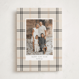 "Window Pane" - Holiday Cards in Vanilla by Cindy Reynolds - Front