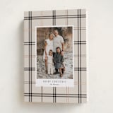 "Window Pane" - Holiday Cards in Vanilla by Cindy Reynolds - Folded Card