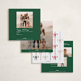 "lil bow" - Holiday Cards in Snowfall by Jennifer Lew - Back of Card Options