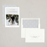 "Merry & Classic" - Holiday Cards in Cloud by Nicole Walsh - Assembled