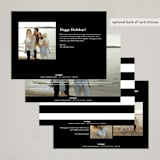 "Pano Border" - Holiday Cards in Snow by AK Graphics - Back of Card Options