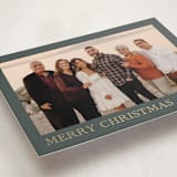 "Engraved Holiday" - Holiday Cards in Fern by Chris Griffith - Detail