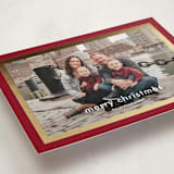 "Modern details" - Holiday Cards in Poinsettia by Stacey Meacham - Detail