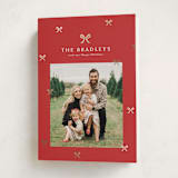 "Bow-tied" - Holiday Cards in Cardinal by Melanie Kosuge - Folded Card