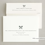 "Bow-tied" - Holiday Cards in Evergreen by Melanie Kosuge - FREE Recipient Addressing