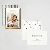 "Tiny Scallop" - Holiday Cards in Snow by Jackie Crawford - Assembled