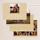 "Home and Hearts" - Holiday Cards in Snow by Amy Kross - Back of Card Options
