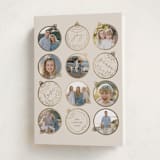 "Gilded ornaments" - Holiday Cards in Clay by Teju Reval - Folded Card