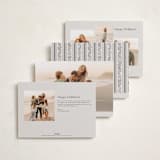 "Gilt Greens" - Holiday Cards in Marshmallow by Laura Hankins - Back of Card Options