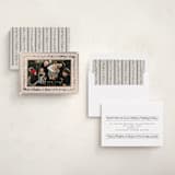 "Gilt Greens" - Holiday Cards in Marshmallow by Laura Hankins - Assembled