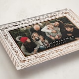 "Gilt Greens" - Holiday Cards in Marshmallow by Laura Hankins - Detail