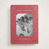"Holly whirl" - Holiday Cards in Crimson by Cass Loh - Front