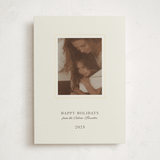 "gold frame" - Holiday Cards in Milk by Claire - Front
