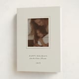 "gold frame" - Holiday Cards in Milk by Claire - Folded Card