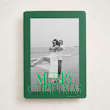"The Bold Border" - Holiday Cards in Pine by Brianne Larsen - Front