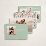 "Tiles" - Holiday Cards in Vanilla by Makewells - Back of Card Options