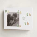 "fa la la fun" - Holiday Cards in Mint by Summer Winkelman - Folded Card