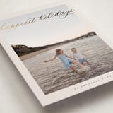 "Serene" - Holiday Cards in Champagne by Nicole Walsh - Detail