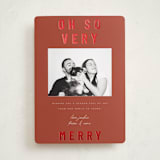"Oh So Very Merry" - Holiday Cards in Holly by Sierra Lee - Front