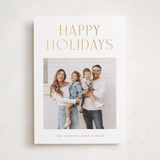 "Slate" - Holiday Cards in Sugar by Wildfield Paper Co - Front