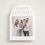"Slate" - Holiday Cards in Sugar by Wildfield Paper Co - Front