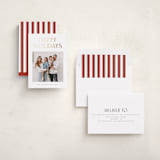 "Slate" - Holiday Cards in Sugar by Wildfield Paper Co - Assembled