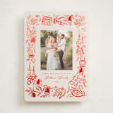 "And a Partridge" - Holiday Cards in Eggnog by Julie Murray - Front