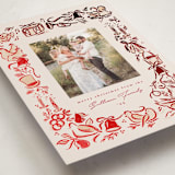 "And a Partridge" - Holiday Cards in Eggnog by Julie Murray - Detail
