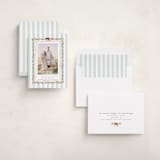 "Coastal Garland" - Holiday Cards in Winter Mint by Everett Paper Goods - Assembled