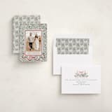 "Merry Botanical" - Holiday Cards in Pine by Elly - Assembled