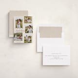 "happy overlap" - Holiday Cards in Linen by Kelly Schmidt - Assembled