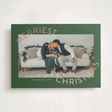 "Round and Round" - Holiday Cards in Evergreen by Jessica Williams - Front