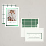 "Trim" - Holiday Cards in Pine by Lea Delaveris - Assembled