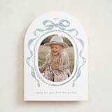 "Whimsical Bow" - Holiday Cards in Jack Frost by Susan Zinader - Front