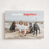 "Togetherness" - Holiday Cards in Snow by Carrie ONeal - Front