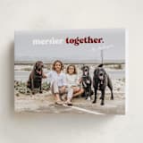 "Togetherness" - Holiday Cards in Snow by Carrie ONeal - Folded Card