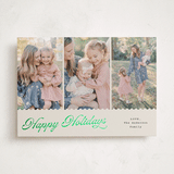 "jagged edge" - Holiday Cards in Pudding by Cass Loh - Front