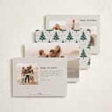 "jagged edge" - Holiday Cards in Pudding by Cass Loh - Back of Card Options