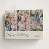 "jagged edge" - Holiday Cards in Pudding by Cass Loh - Folded Card