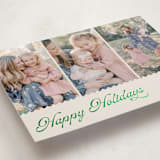 "jagged edge" - Holiday Cards in Pudding by Cass Loh - Detail