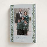"evergreen garlands" - Holiday Cards in Winter Sky by Rebecca Durflinger - Folded Card