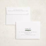 "evergreen garlands" - Holiday Cards in Juniper by Rebecca Durflinger - FREE Recipient Addressing