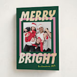 "Bold and Bright" - Holiday Cards in Evergreen by Shari Margolin - Folded Card