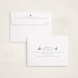 "Among the Pines" - Holiday Cards in Forest by Everett Paper Goods - FREE Recipient Addressing
