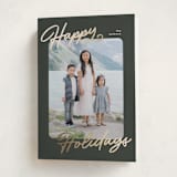"the classic" - Holiday Cards in Olive by Pixel and Hank - Folded Card